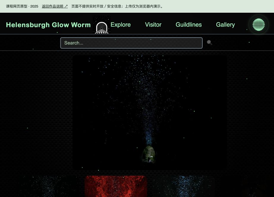 Helensburgh Glow Worm Tunnel 项目展示